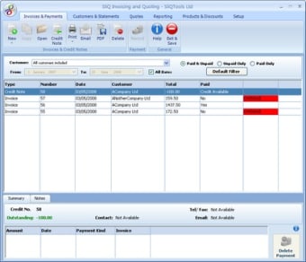 SliQ Invoicing and Quoting Plus2