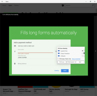 RoboForm for Microsoft Edge  100