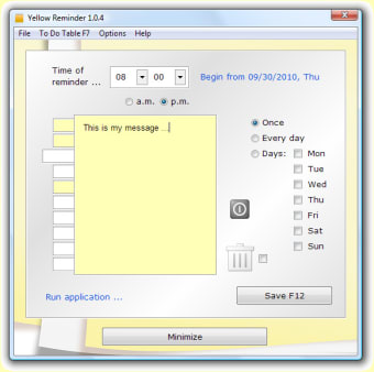 Yellow Reminder0