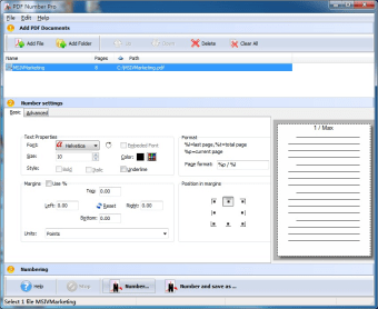 A-PDF Number Pro0