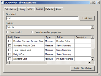 OLAP PivotTable Extensions (64-Bit)0