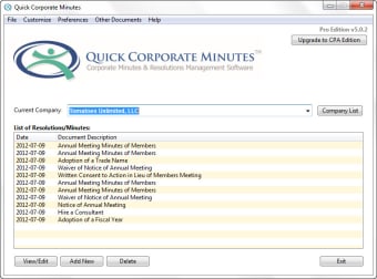 Quick Corporate Minutes0