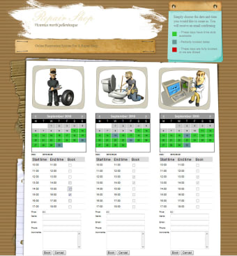Repair Shop Reservation System0