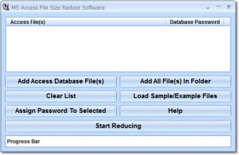 MS Access File Size Reduce Software0