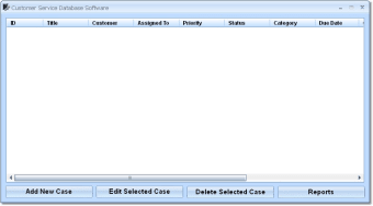 Customer Service Database Software0