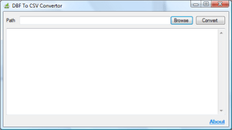 DBF to CSV Convertor0