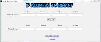 IP Address Binary Converter0