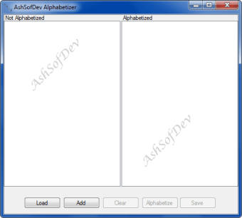 AshSofDev Alphabetizer0