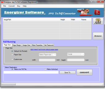 JPG to PDF Software0