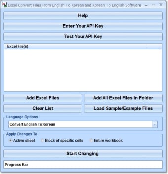 Excel Convert Files From English To Korean and Korean To English Software0