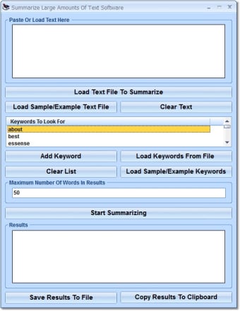 Summarize Large Amounts Of Text Software0