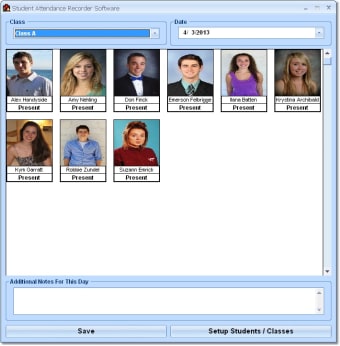 Student Attendance Recorder Software0
