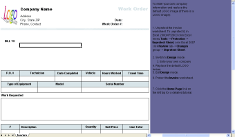 Work Order Template0