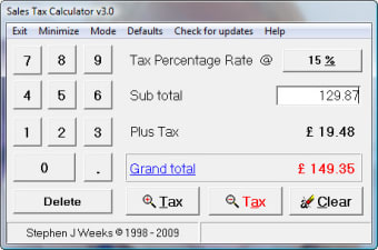 Sales Tax Calculator0