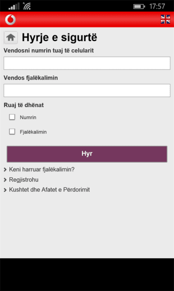 My Vodafone AL  102