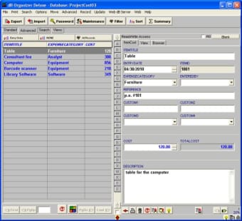 Project Cost Tracking Organizer Deluxe0