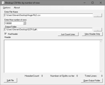 CSV-Splitter0