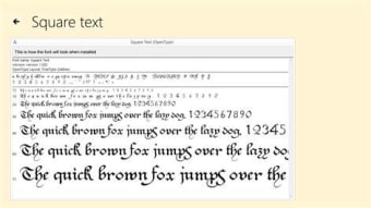 Calligraphic Fonts  101