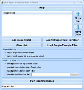 Excel Insert Multiple Pictures Software0