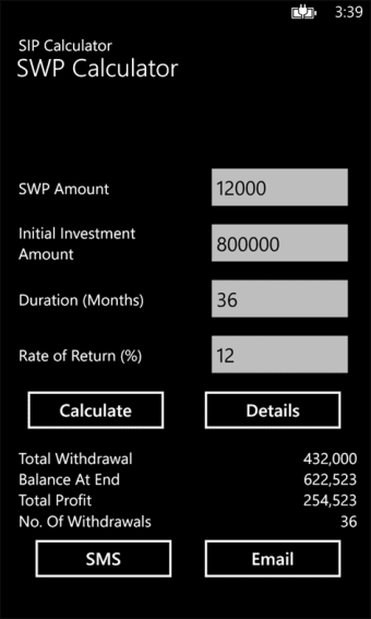 SIP Calculator  100