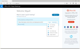 Skype Meetings2
