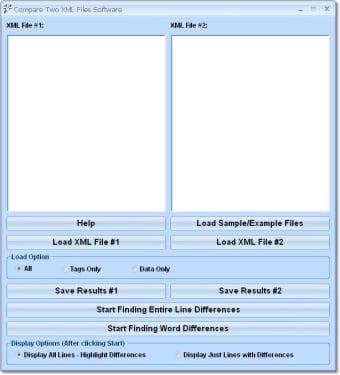 Compare Two XML Files Software0