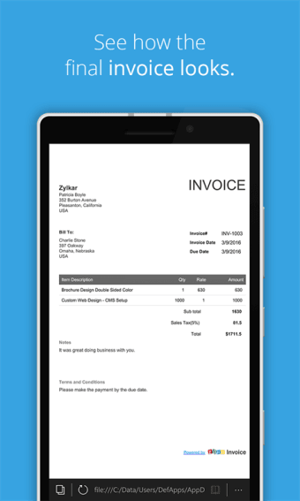 Free Invoice Generator  101
