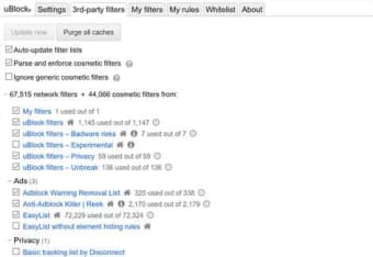 uBlock Origin  101