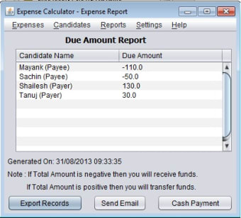 Expense Calculator2