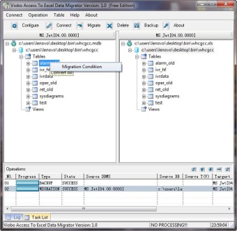 Viobo Access to Excel Data Migrator Free0