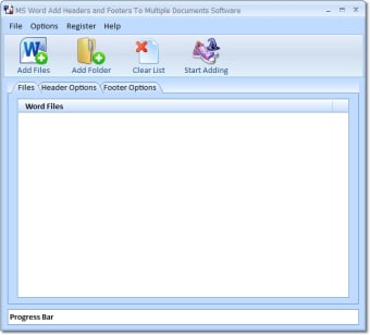 MS Word Add Headers and Footers To Multiple Documents Software0