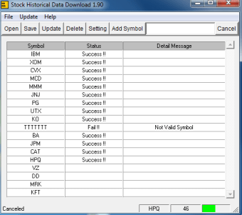 Stock Historical Data Download Lite0