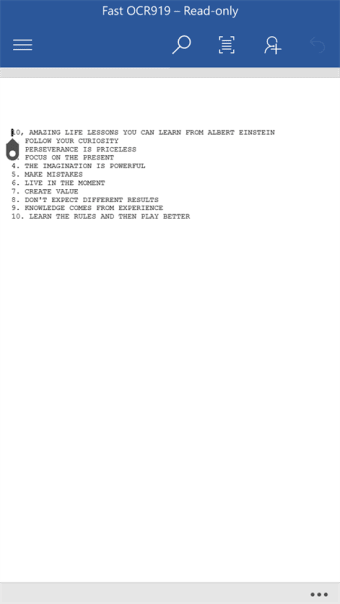 Fast OCR  101