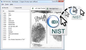 IDX BioSuite NIST Viewer1