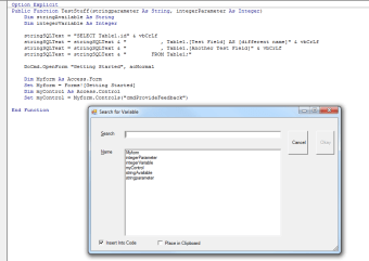 VBA Code Writer2