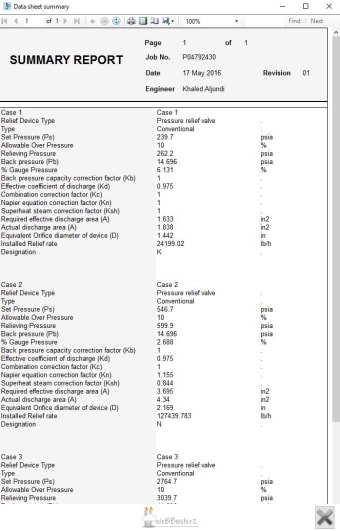 Relief Valve Sizing Calculator1