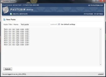 Pastebin Desktop0