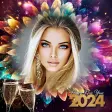 Happy new year photo frame 2020