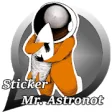 Cosmonaut Sticker For WAStickerapps