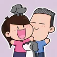 Official Hubman and Chubgirl Stickers for Whatsapp