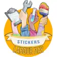 labour day sticker for WAStickerApps