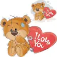 Teddy Bear stickers - WAStickerApps