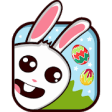 Happy Easter Egg Hunt Stickers - WAStickerApps