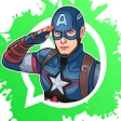 Superhero0 Stickers - WAStickersApps