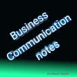 Business communication notes