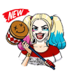 Harley Quinn stickers for Whatsapp 2019