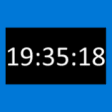 Full screen clock  10