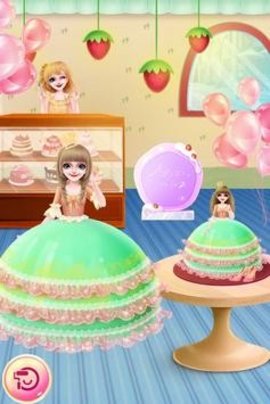 女王蛋糕制作(Queen Skirt Cake Making)2