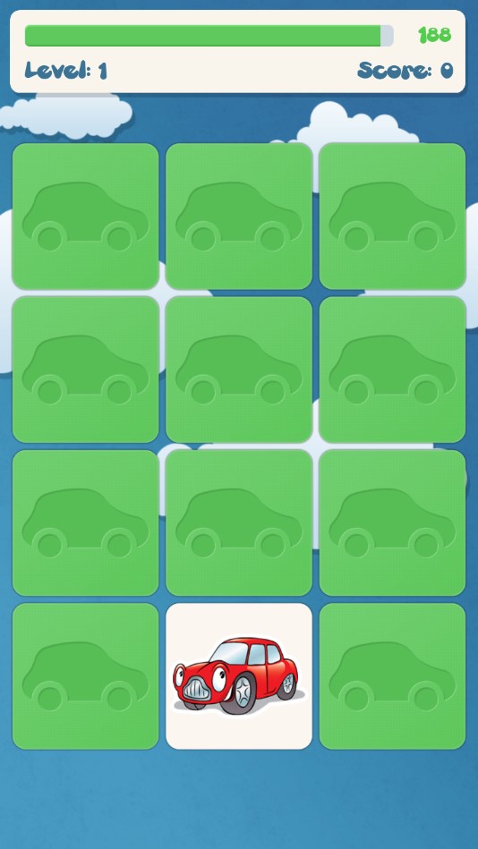 Cars Memory Game0