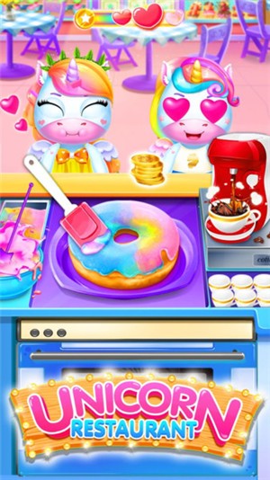 有趣的独角兽餐厅(Unicorn Chef: Cooking Games for Girls)1